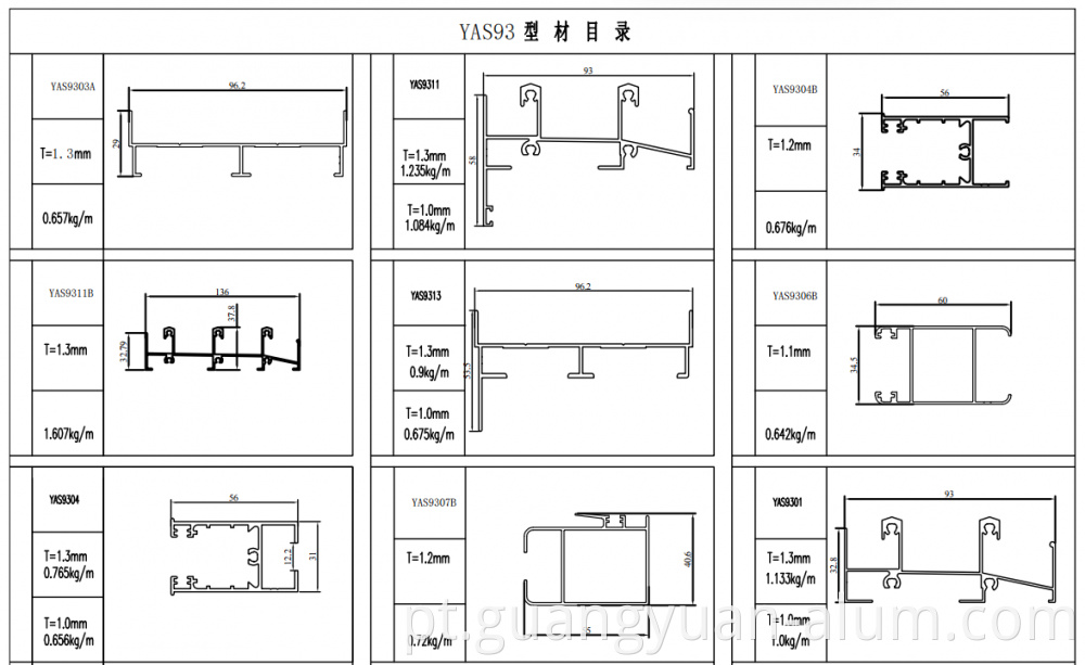 Aluminum Profile for Window